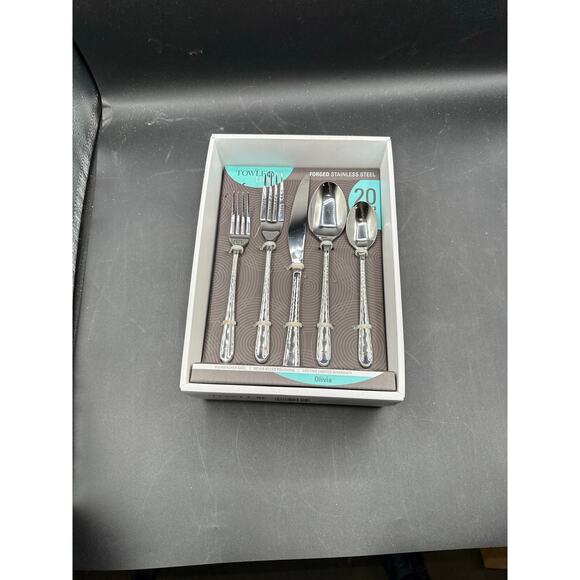 Towle  Living- Stainless Steel Silverware Set - New in Package - Picture 1 of 4